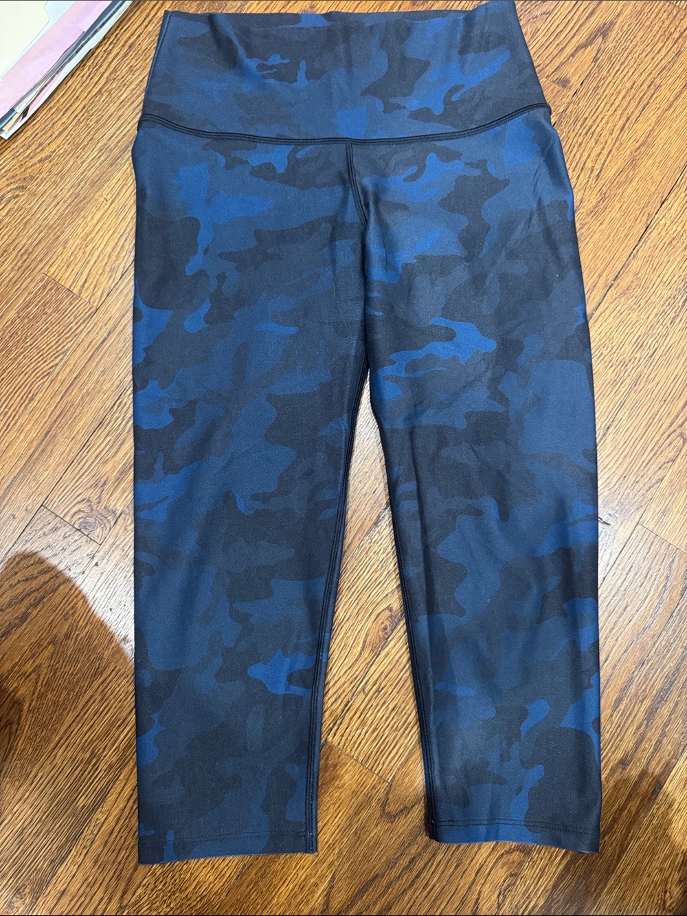 WITH High-Waist Blue Camo Active Leggings